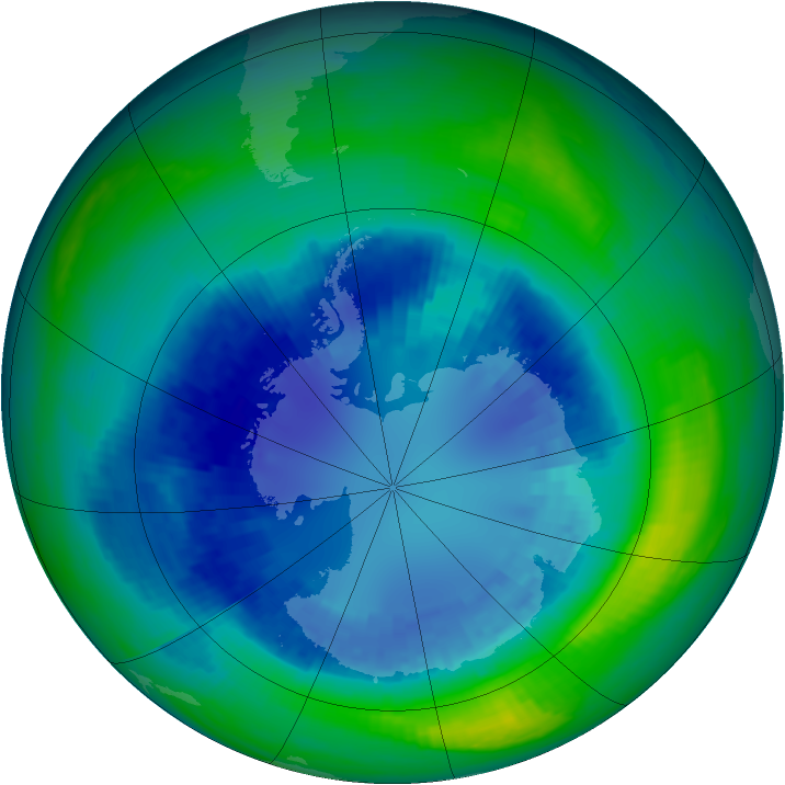 Ozone Map 2004-09-01